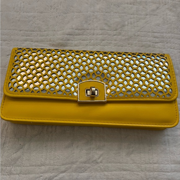 MMS Design Studio Yellow Clutch Bag - Picture 1 of 7